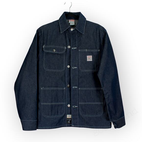 (S) POINTER BRAND LCKing Dark Indigo Rigid WhiteOakCone Chore Barn USA Workwear - Picture 1 of 16